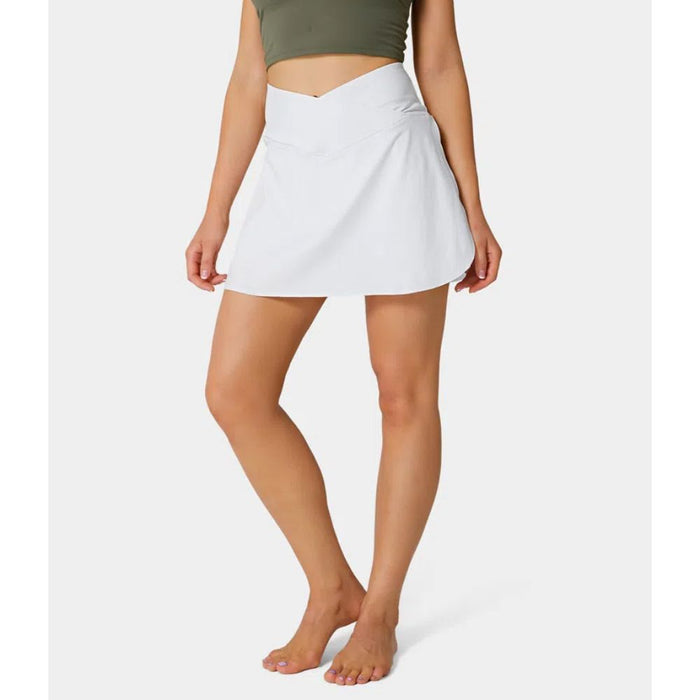 2 In 1 Side Pocket Tennis Skirt Shorts