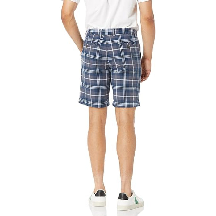 Chino Shorts With Zip Fly And Buttons