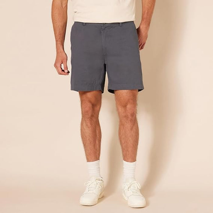 Comfy Chino Shorts With Front Slant Pockets