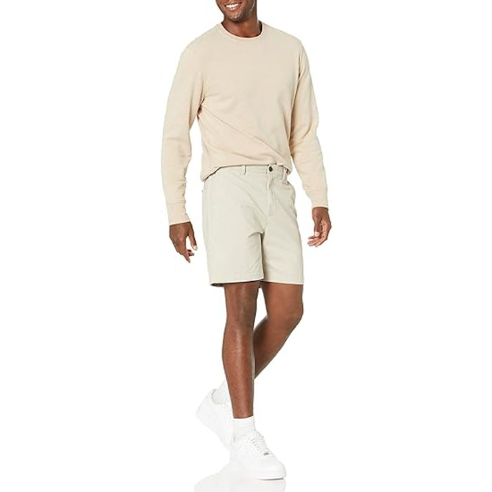 Comfy Light Chino Shorts With Slant Pockets