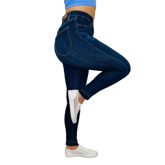 Judy Pull On Slim Denim Jeans