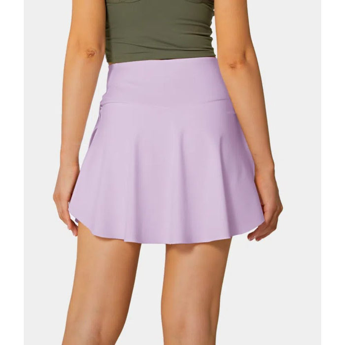 2 In 1 Side Pocket Tennis Skirt Shorts