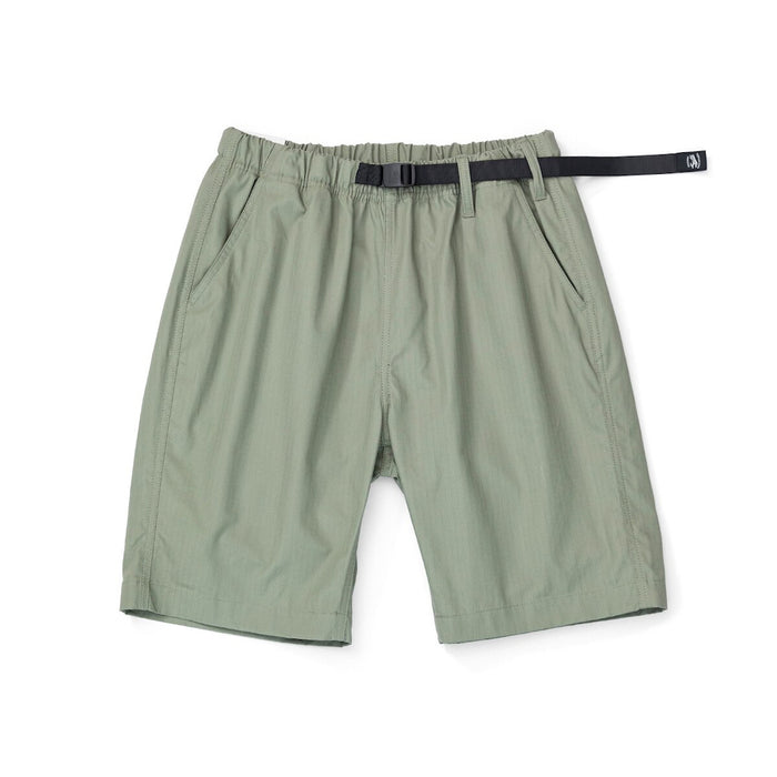 Men's Belted Solid Shorts