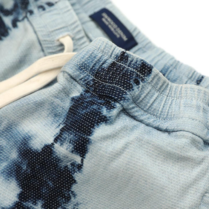 Men's Tie-Dyed Denim Shorts