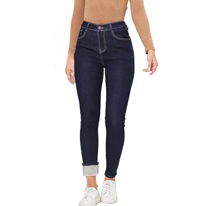 Women's Fleece Lined Stretchable Winter Jeans