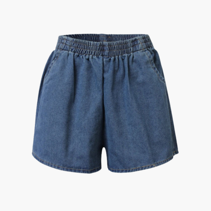 Pocket Denim Shorts