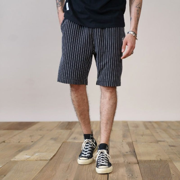 Men Vertical Striped Shorts